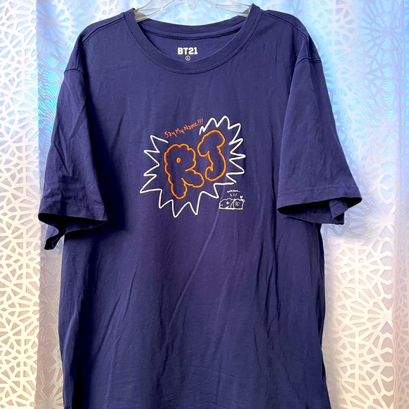 BT21 Tops - Official BT21 RJ t-shirt size Large